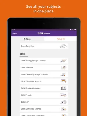 BBC Bitesize - GCSE, Nationals android App screenshot 2